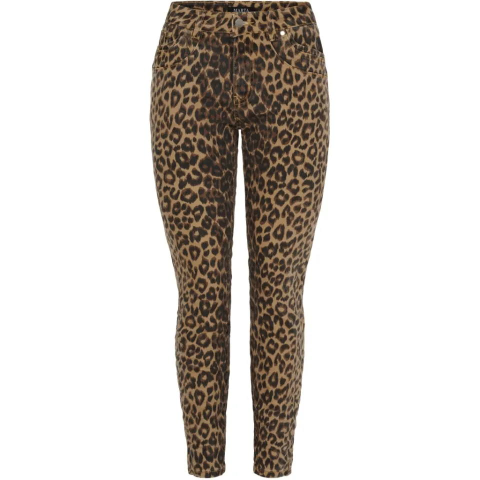Marta du Château jeans MdcSilva MDC195-8174 – leopard — produktfoto