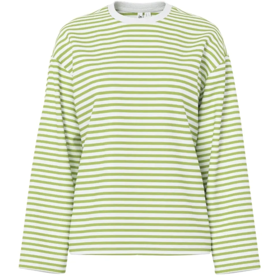 Pieces Bluse Pcsadie – Bright White HERBAL GARDEN — produktfoto