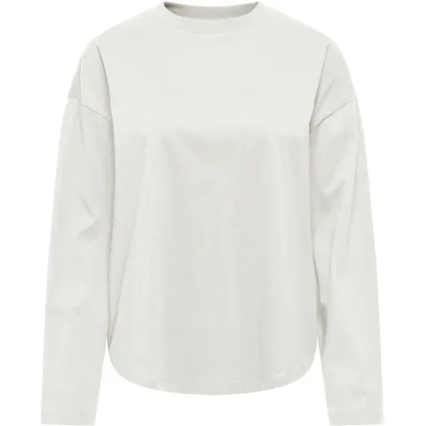 ONLY bluse Onlhappy med rund halsudskæring – Cloud Dancer — produktfoto