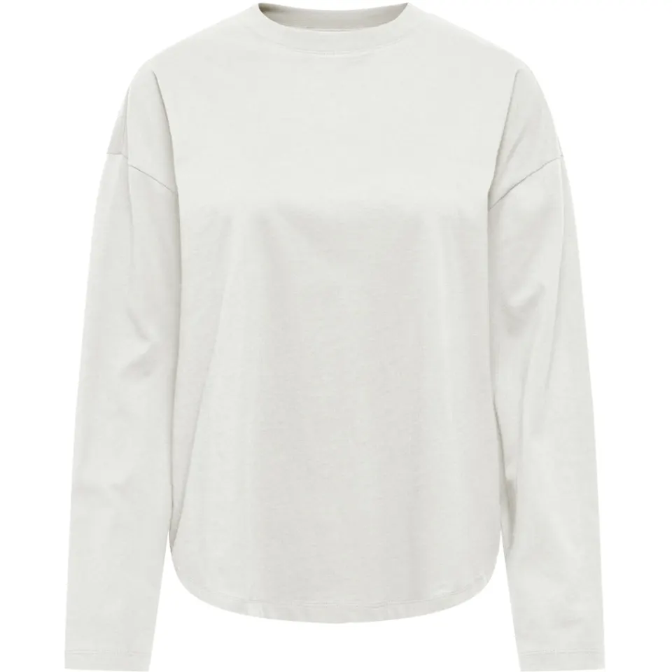 ONLY bluse Onlhappy med rund halsudskæring – Cloud Dancer — produktfoto