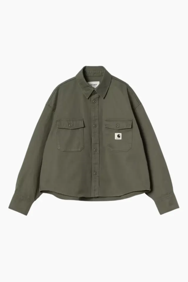 Carhartt W' Kelly Shirt Jacket - Leaf Rinsed – Carhartt WIP — produktfoto