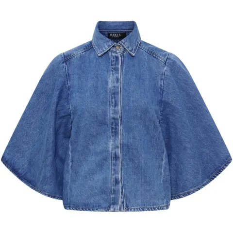 Marta du Château jakke MdcMarika MDC237-V9081B – Blue Denim — produktfoto