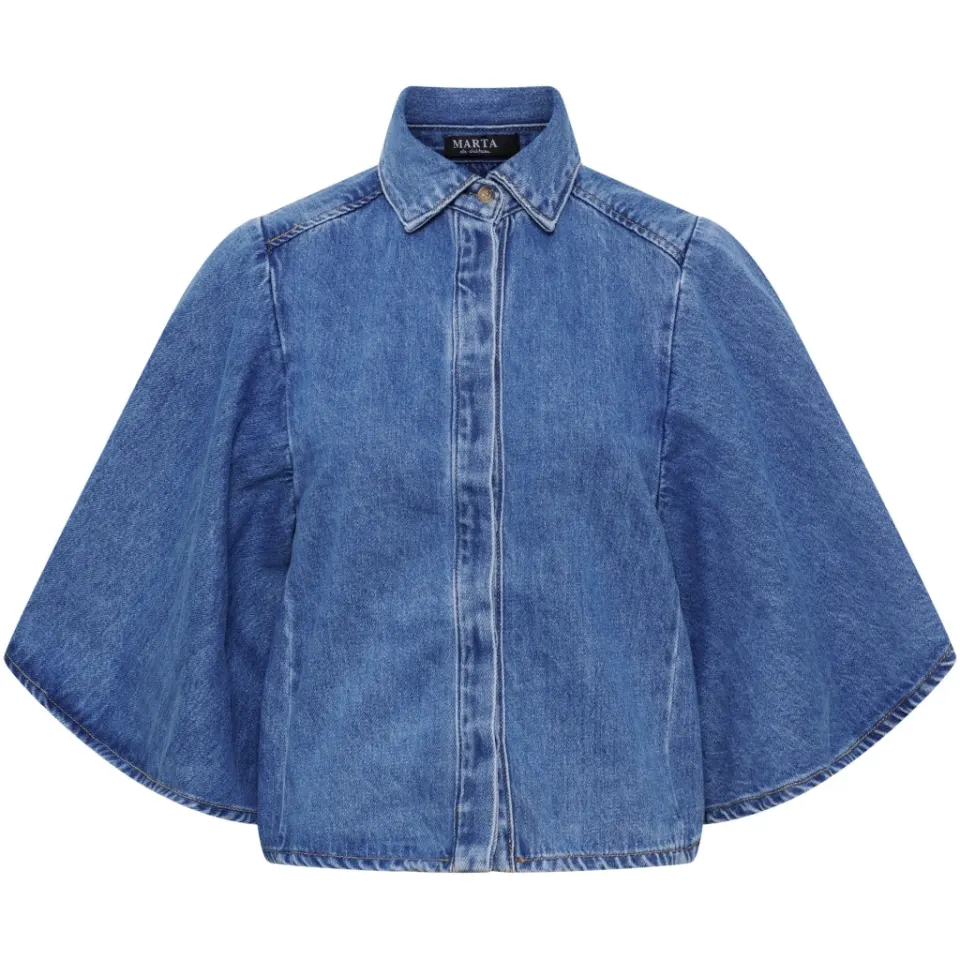 Marta du Château jakke MdcMarika MDC237-V9081B – Blue Denim — produktfoto
