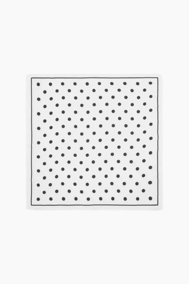 Sui Ava Polka Dot Scarf – sort — produktfoto