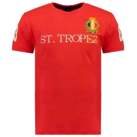 Geographical Norway T-shirt Jotignak RED — produktfoto