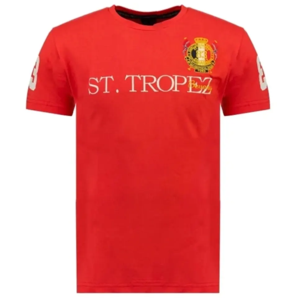 Geographical Norway T-shirt Jotignak RED — produktfoto