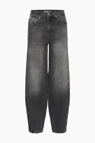 Gestuz GZlaida HW Balloon Jeans – Grey Wash — produktfoto