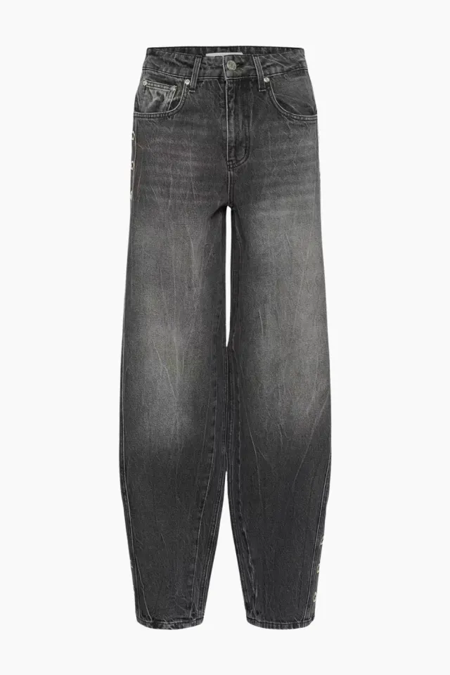 Gestuz GZlaida HW Balloon Jeans – Grey Wash — produktfoto