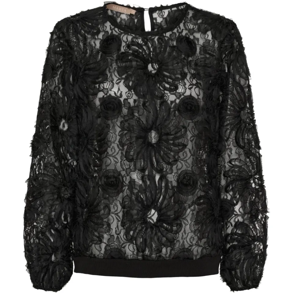 Marta du Château bluse MdcLykke 7688 – sort — produktfoto