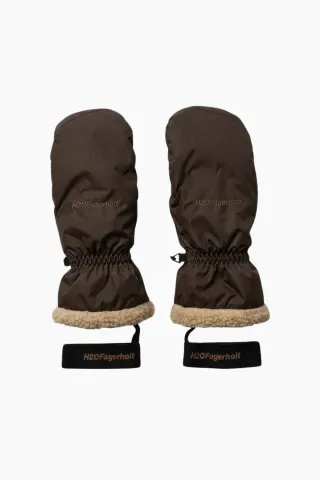 H2O Fagerholt Pile Gloves – Dark Oak — produktfoto
