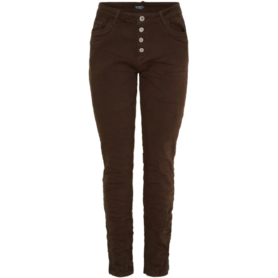 Marta du Château jeans MdcNoma MDC230-8710 – brun — produktfoto