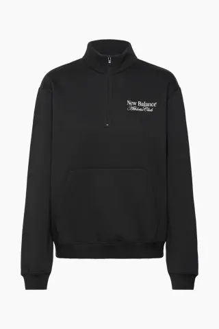 New Balance Linear Graphic Half Zip – sort — produktfoto