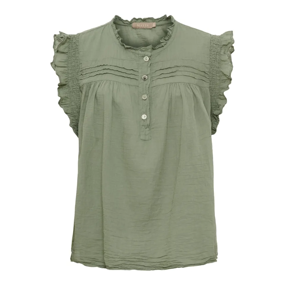 Marta du Château Bluse Mdcfauna 84380 – Kaki — produktfoto