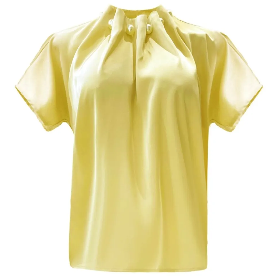 Liberté Liberte bluse PIP – gul — produktfoto