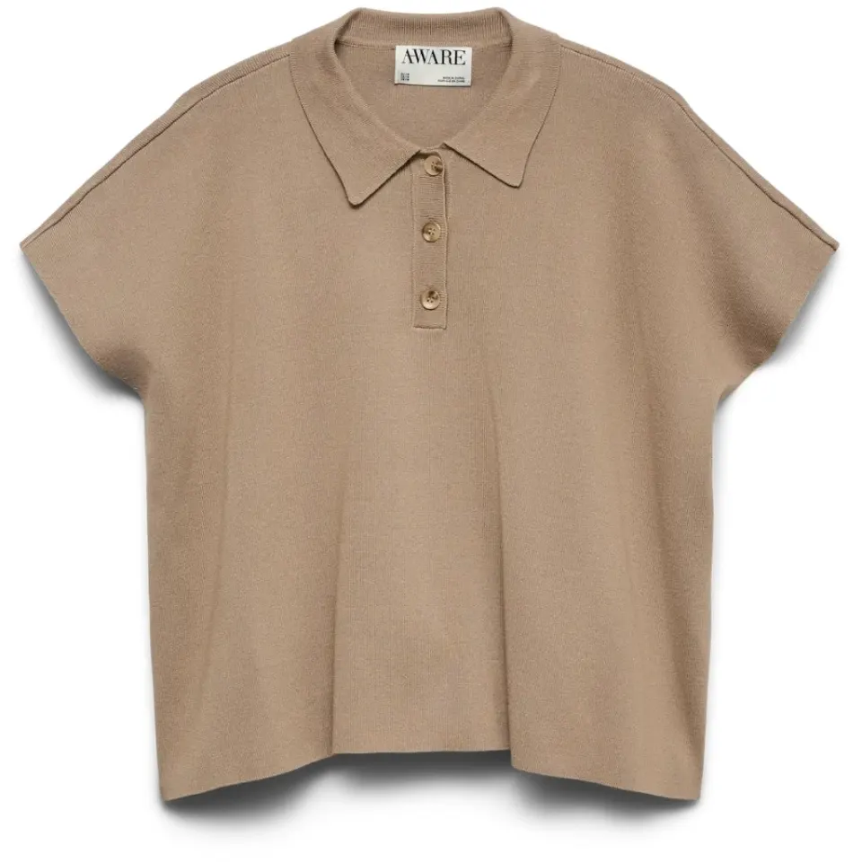 Vero Moda polo Awalice – Dune — produktfoto