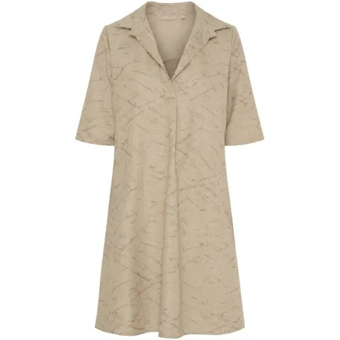 Marta du Château kjole MdcBernice 259350 – Camel Print — produktfoto