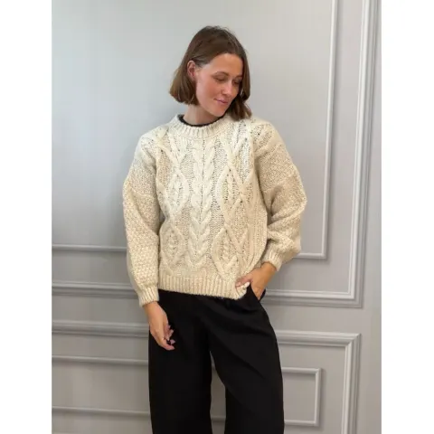 LULULIA Strik LuArabelle – beige — produktfoto