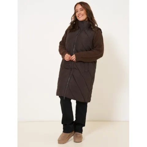 Vero Moda vest Vmmillas – Chocolate Brown — produktfoto