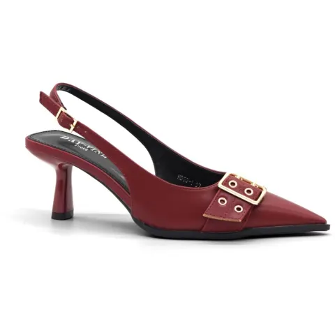 Nicolette slingback stiletter HD53-1 – rød — produktfoto