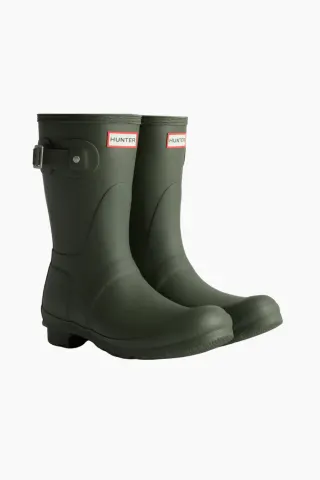 Hunter Womens Original Short Boot – Dark Olive — produktfoto