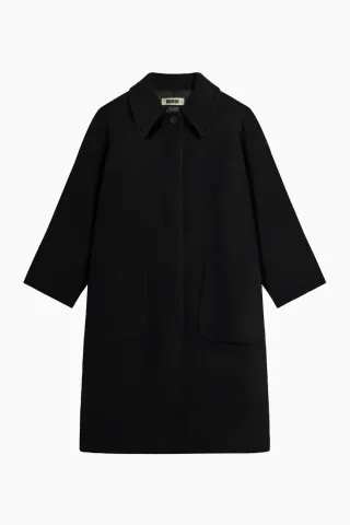 Woodbird WBBrenna Wool Coat – sort — produktfoto