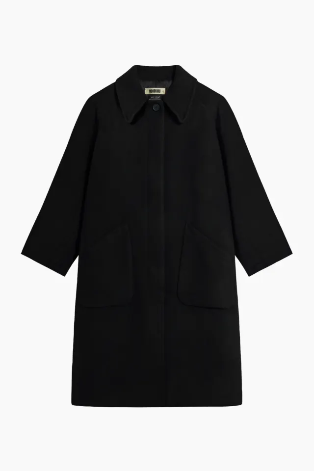 Woodbird WBBrenna Wool Coat – sort — produktfoto