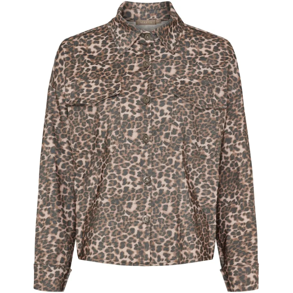 Marta du Château jakke MdcThyra 258918B – leopard — produktfoto