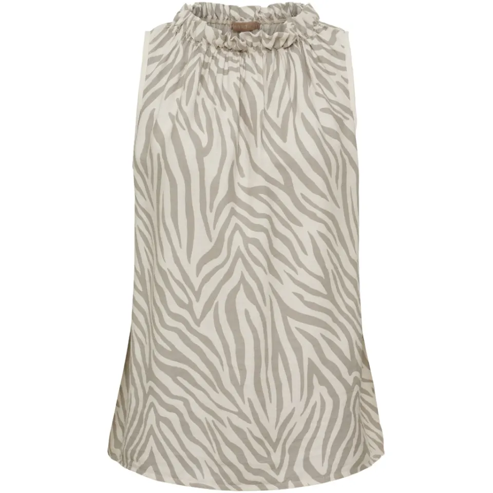 Marta du Château top MdcLucina 2319 Zebra – beige — produktfoto