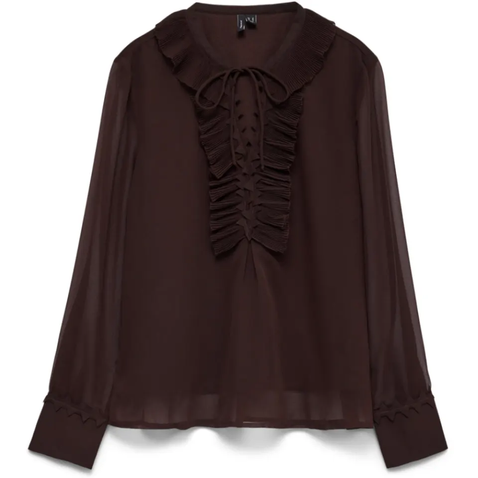 Vero Moda bluse Vmdora – Fudge — produktfoto