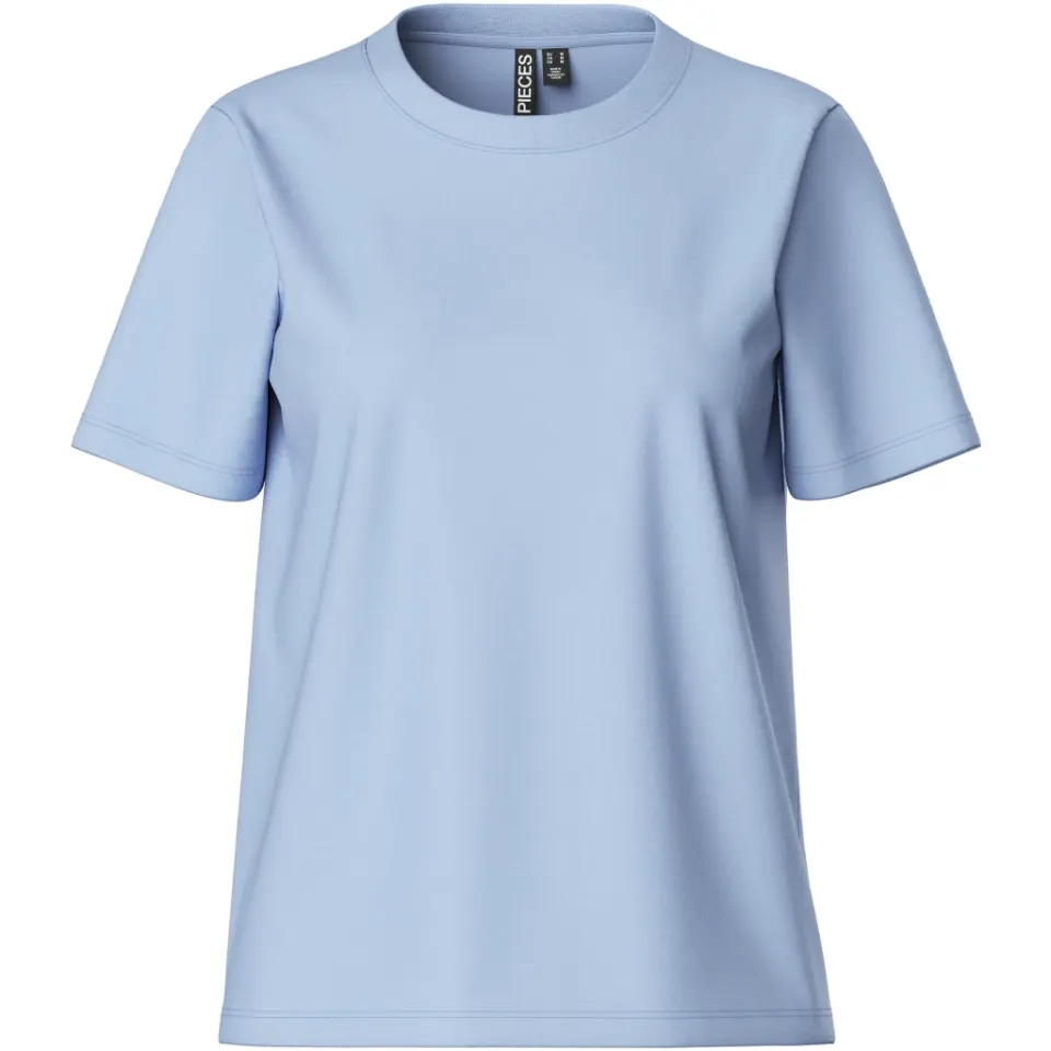 Pieces t-shirt Pcria – Cashmere Blue — produktfoto