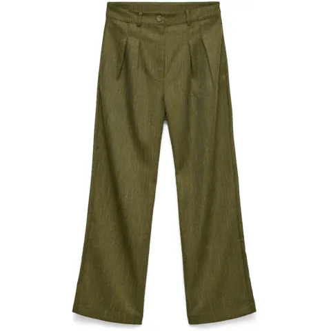 Vero Moda bukser Vmkylan – Dark Olive — produktfoto