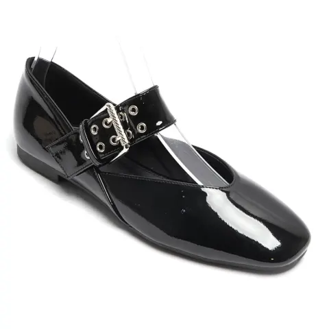 Sandrine ballerina sko 6689 – sort — produktfoto