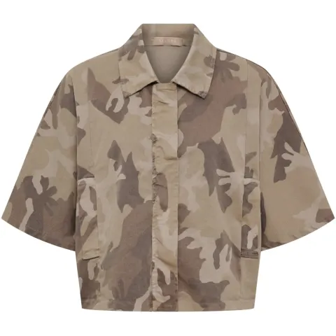 Marta du Château Jakke MdcQuartz 68815M – Beige camo — produktfoto