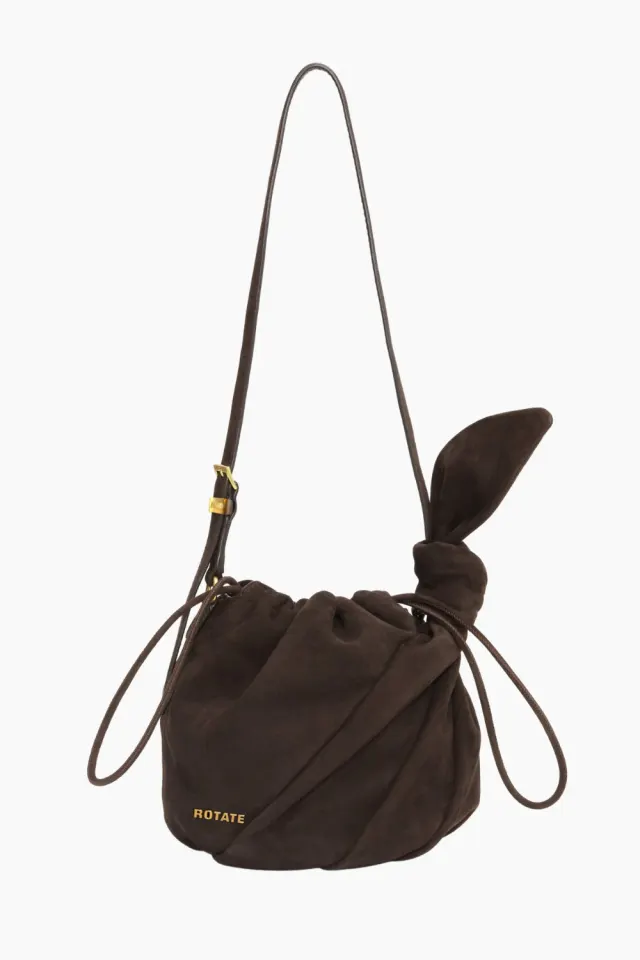 Rotate Suede Bon Bon Bag – Chocolate Torte — produktfoto
