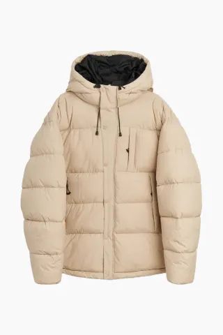 Soulland Ian Puffer Jacket – beige — produktfoto