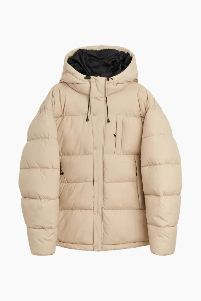 Soulland Ian Puffer Jacket – beige — produktfoto