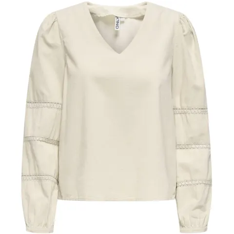 ONLY Bluse ONLAime – Pumice Stone — produktfoto