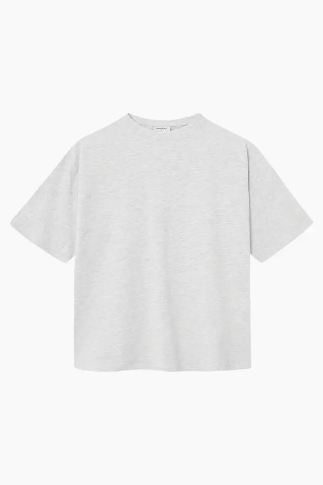 bareen Box Fit T-Shirt – Cloudy Grey — produktfoto