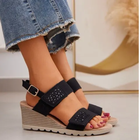 Azurine sandaler 2253 – sort — produktfoto