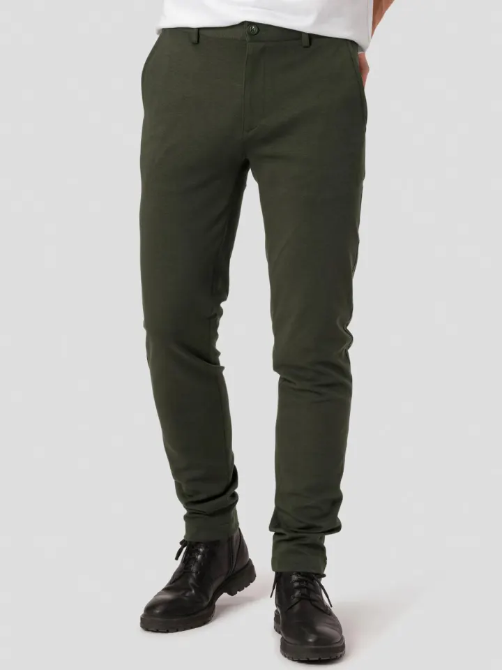 Gnious Amato Solid Pants Regular – Grøn — produktfoto