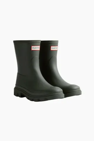 Hunter Unisex Downpour Short Boot – Dark Olive — produktfoto