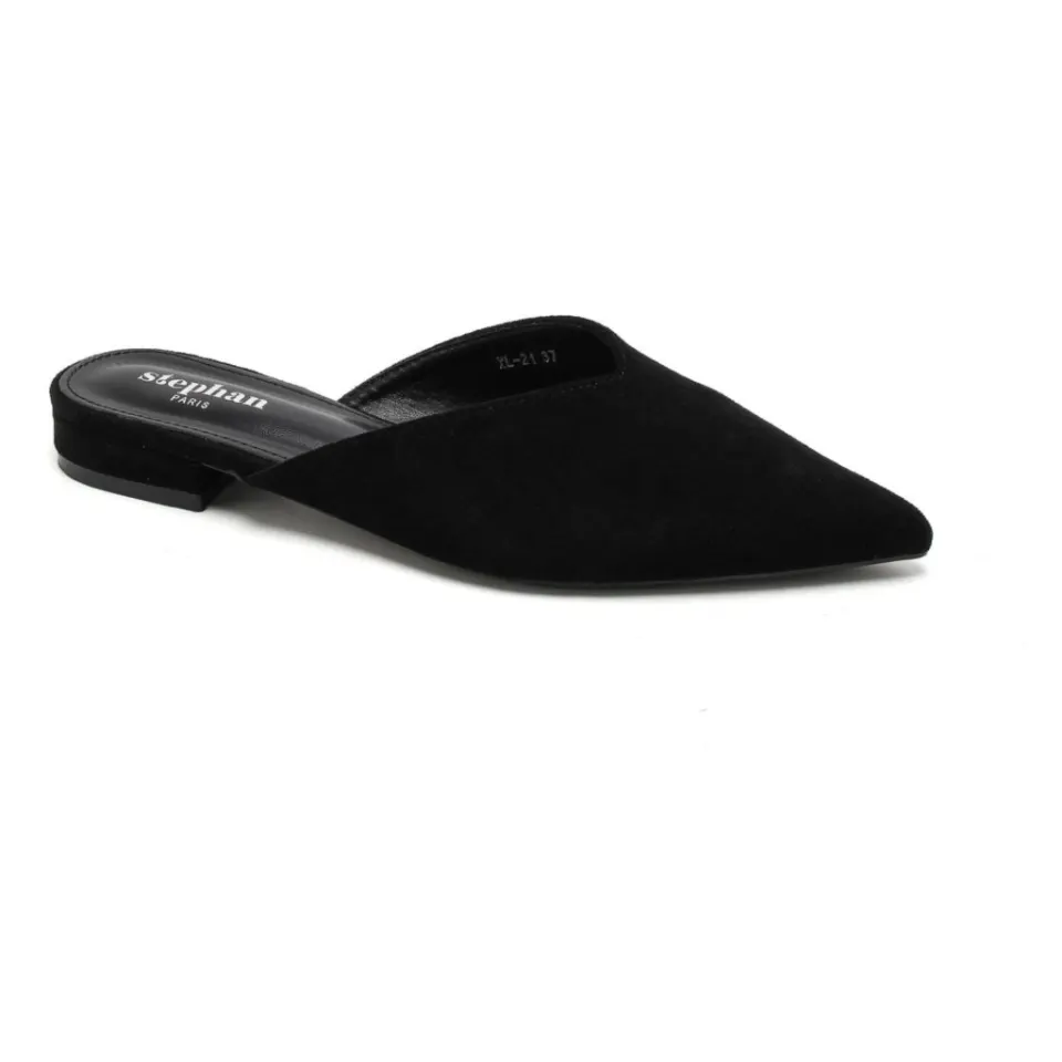 Alphonsine slip on sandaler XL-21 – sort — produktfoto