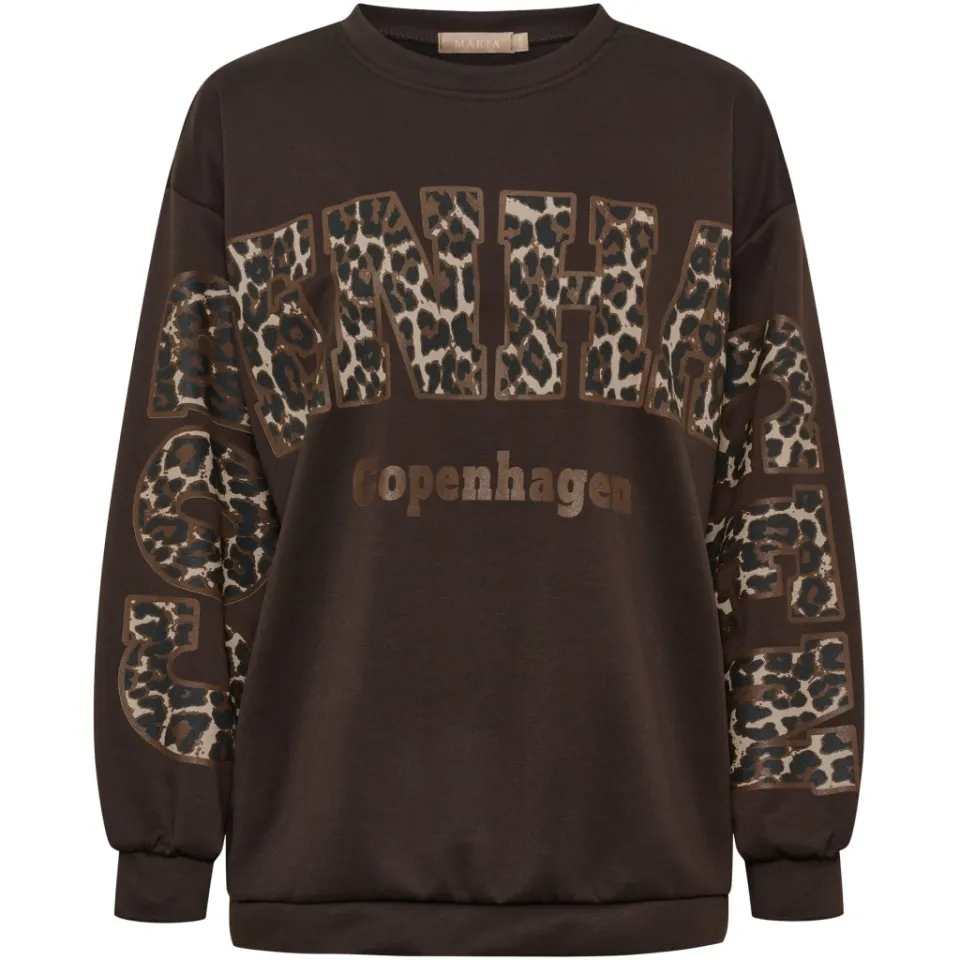 Marta du Château Sweatshirt MdcSevilla 22659Leo – Moro/Leo — produktfoto