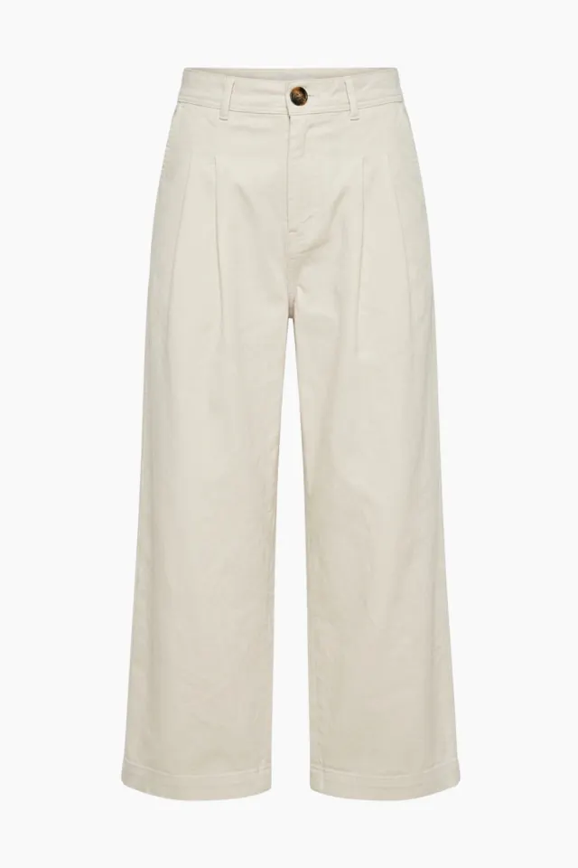 byQNTS Camilla Pants – råhvid — produktfoto