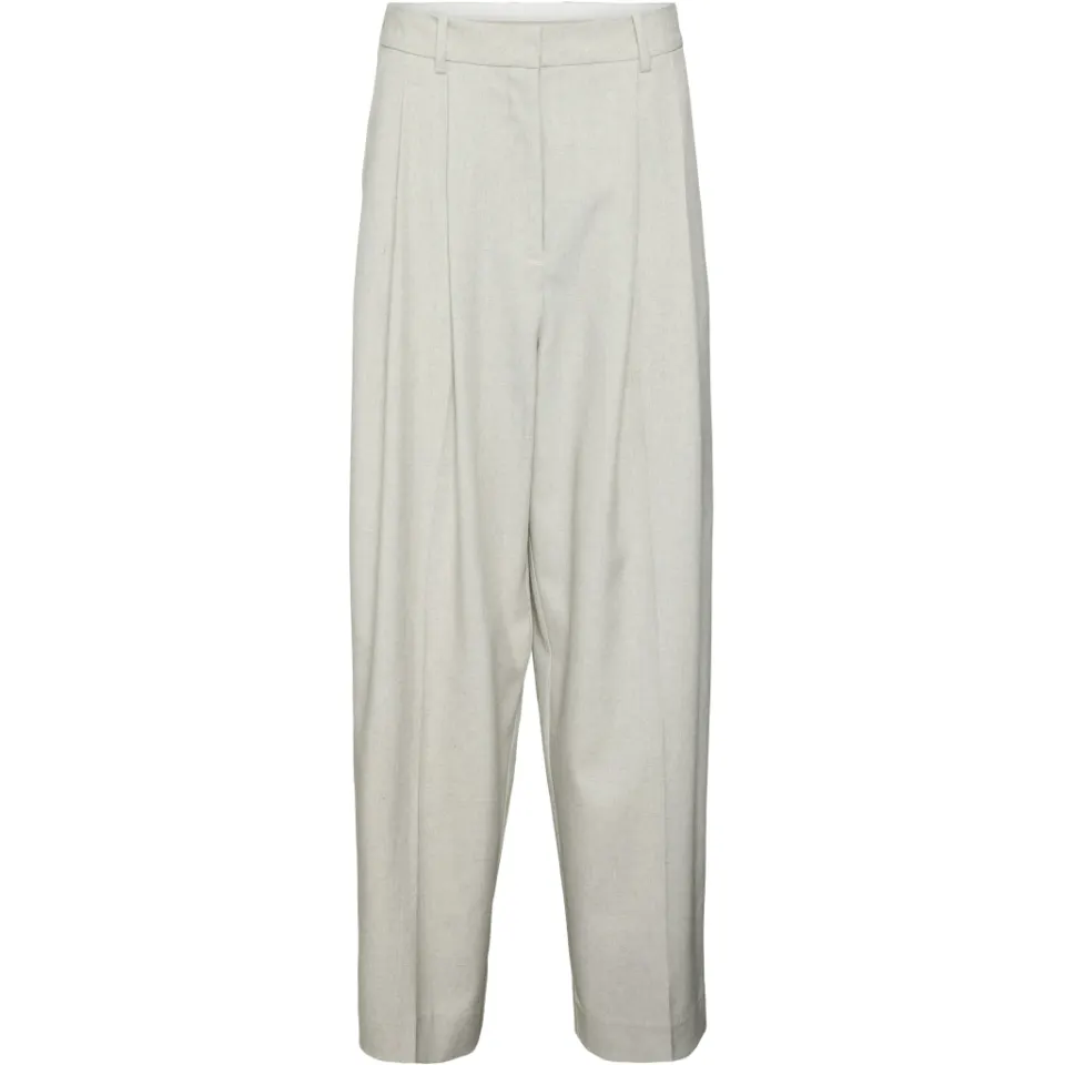 Vero Moda bukser Vmomari – Light Grey Melange — produktfoto