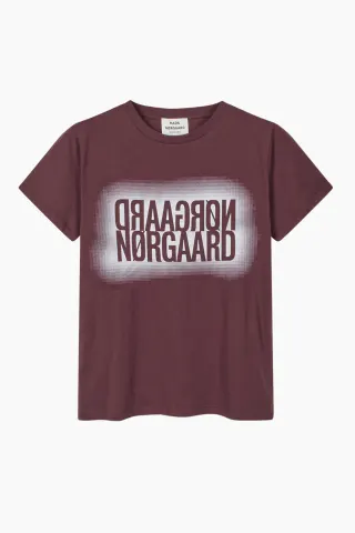 Mads Nørgaard Single Organic Trenda P Tee – Sassafras — produktfoto
