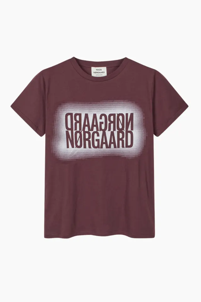 Mads Nørgaard Single Organic Trenda P Tee – Sassafras — produktfoto