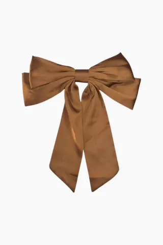 Pico Isabella Bow Barette – Cognac — produktfoto