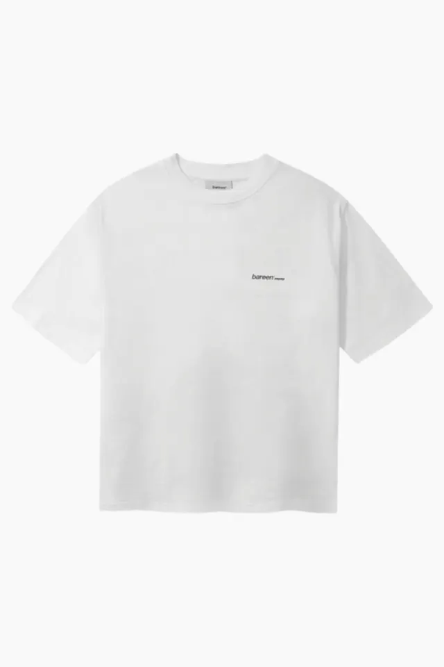 bareen Box Fit T-Shirt Sponsored – hvid — produktfoto