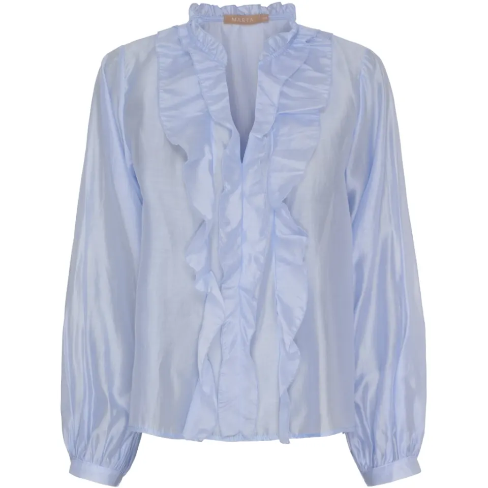 Marta du Château bluse MdcNaira 58221M – LightBlue982 — produktfoto